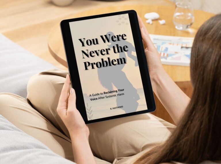 You Were Never the Problem healing guidebook has launched.